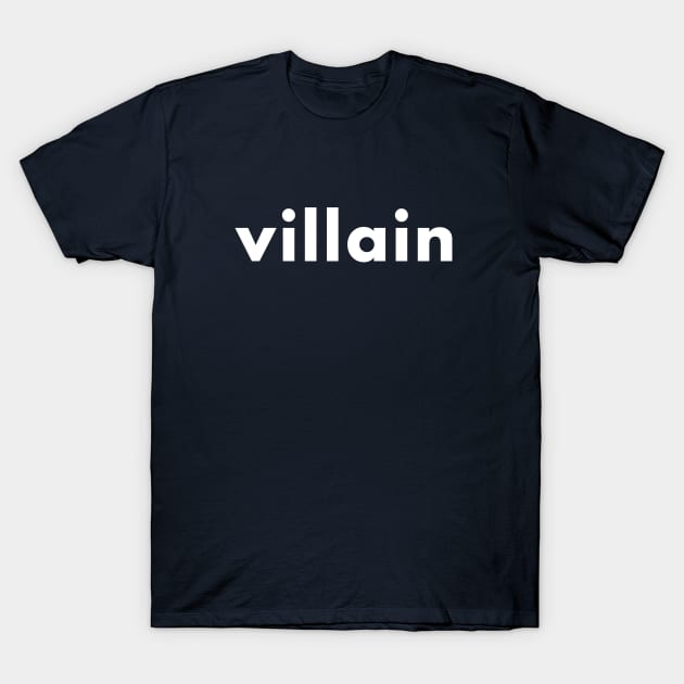 villain T-Shirt by foxfalcon